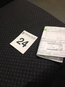 Number 24 your chicken parma is ready!